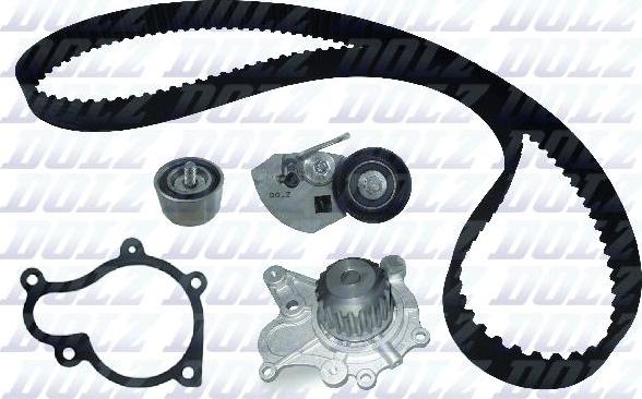 DOLZ KD172 - Water Pump & Timing Belt Set autospares.lv