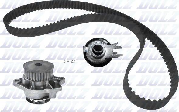 DOLZ KD231 - Water Pump & Timing Belt Set autospares.lv