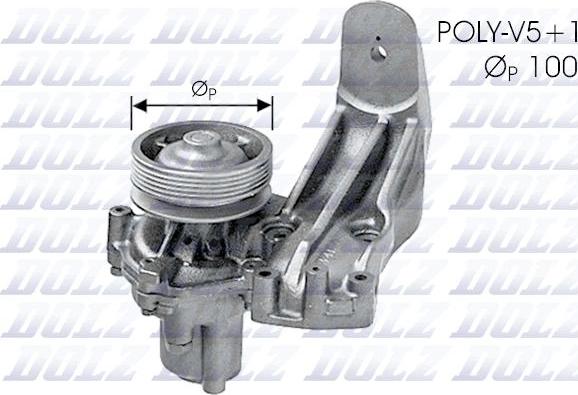 DOLZ L140 - Water Pump autospares.lv