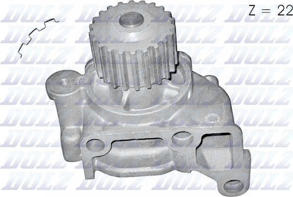 DOLZ M463 - Water Pump autospares.lv