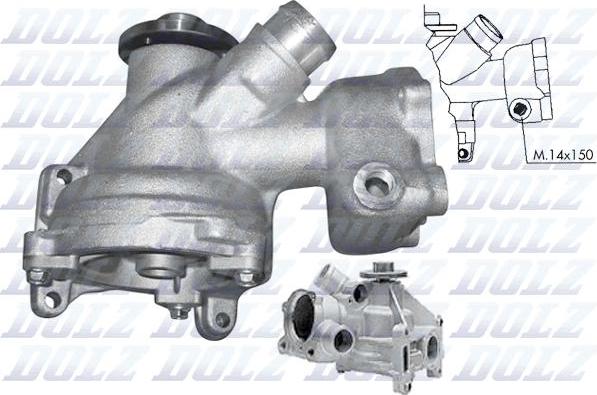 DOLZ M194 - Water Pump autospares.lv