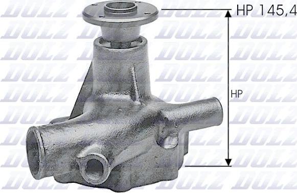 DOLZ N121 - Water Pump autospares.lv