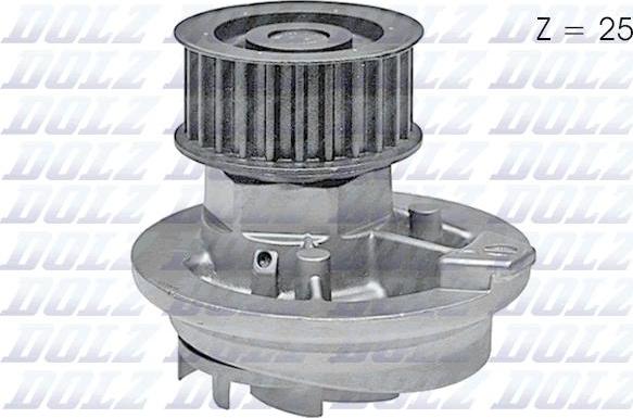 DOLZ O138 - Water Pump autospares.lv