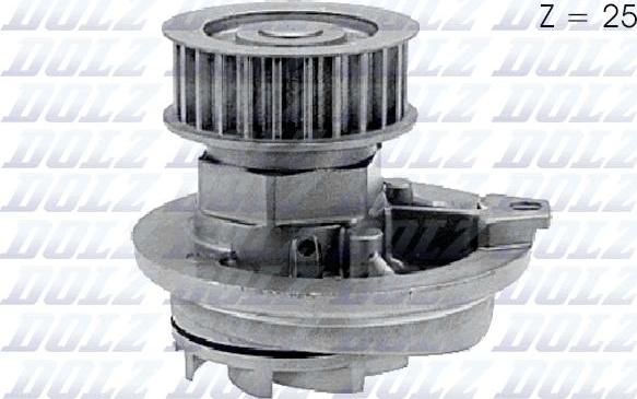 DOLZ O137 - Water Pump autospares.lv