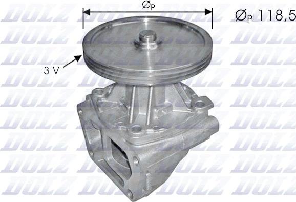 DOLZ S121 - Water Pump autospares.lv