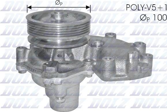 DOLZ S230 - Water Pump autospares.lv