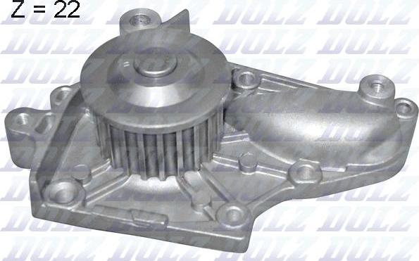 DOLZ T188 - Water Pump autospares.lv