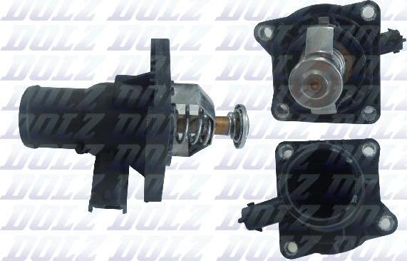 DOLZ THO020 - Coolant thermostat / housing autospares.lv