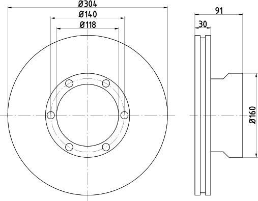 DON CVD547 - Brake Disc autospares.lv