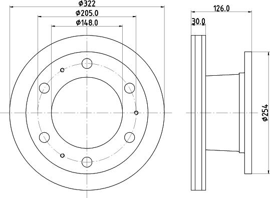 DON CVD501 - Brake Disc autospares.lv