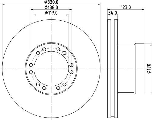 DON CVD658 - Brake Disc autospares.lv