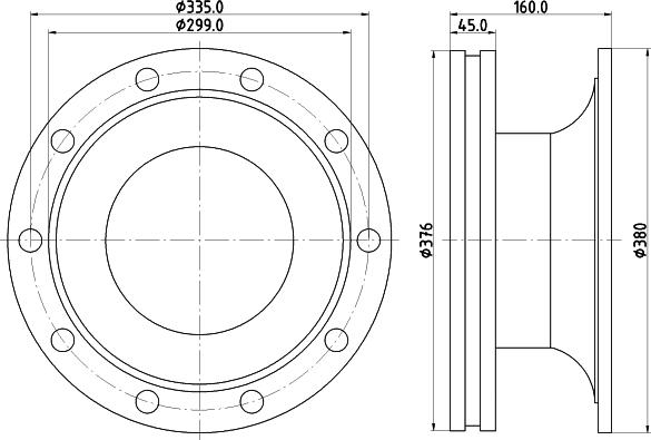 DON CVD614 - Brake Disc autospares.lv