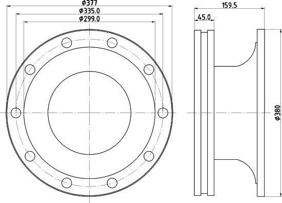 DON CVD615 - Brake Disc autospares.lv