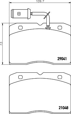 DON CVP066 - Brake Pad Set, disc brake autospares.lv