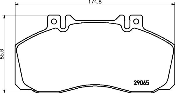 DON CVP016 - Brake Pad Set, disc brake autospares.lv