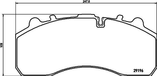 DON CVP083K - Brake Pad Set, disc brake autospares.lv