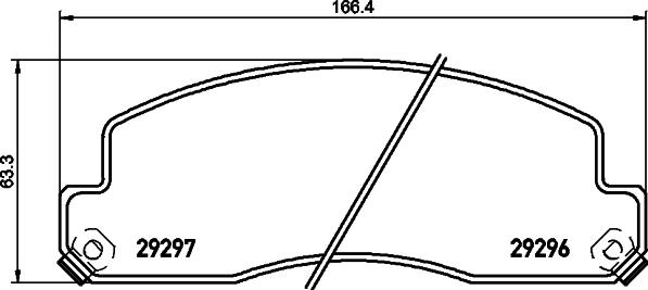 DON CVP109 - Brake Pad Set, disc brake autospares.lv