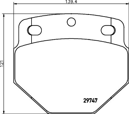 DON CVP338 - Brake Pad Set, disc brake autospares.lv