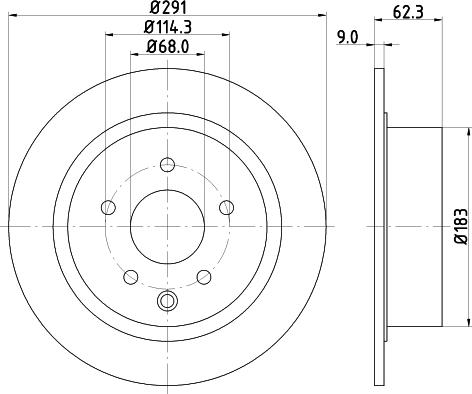 DON PCD19652 - Brake Disc autospares.lv