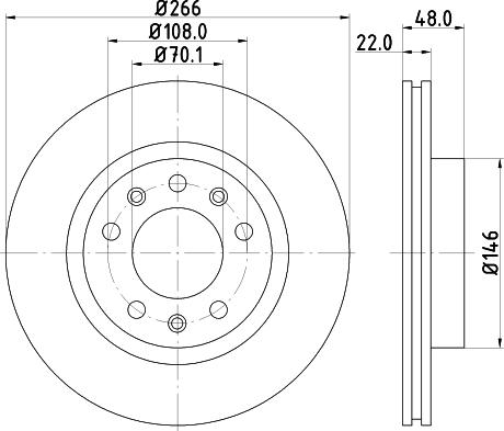 DON PCD19672 - Brake Disc autospares.lv