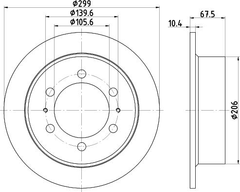 DON PCD14982 - Brake Disc autospares.lv