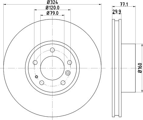 DON PCD14441 - Brake Disc autospares.lv