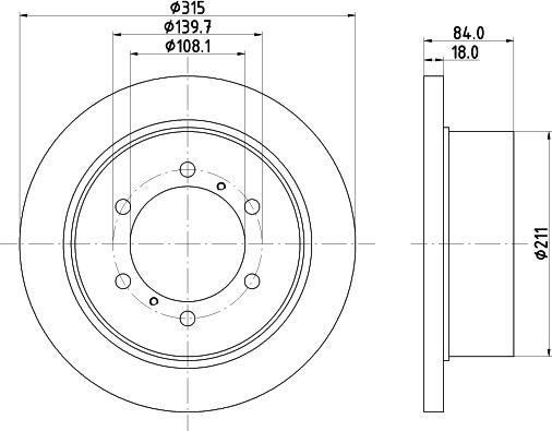 DON PCD14562 - Brake Disc autospares.lv