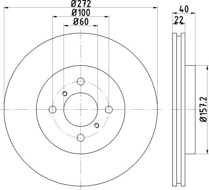 DON PCD14502 - Brake Disc autospares.lv