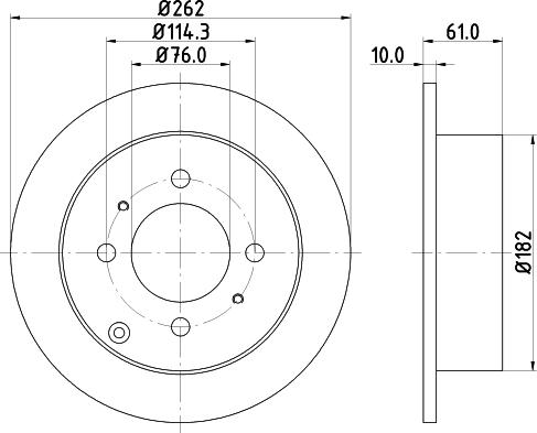 DON PCD14612 - Brake Disc autospares.lv