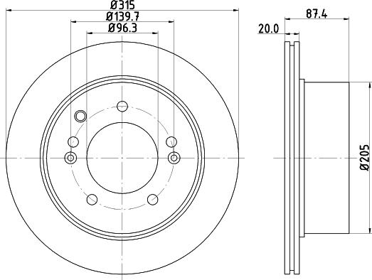 DON PCD14052 - Brake Disc autospares.lv