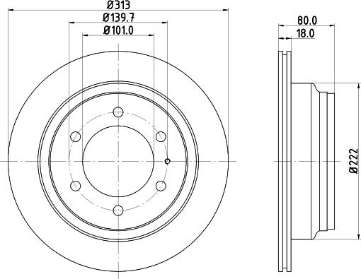 DON PCD14862 - Brake Disc autospares.lv