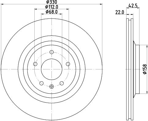 DON PCD15482 - Brake Disc autospares.lv