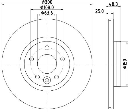 DON PCD15792 - Brake Disc autospares.lv