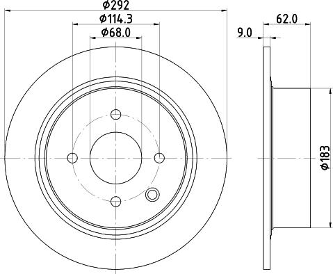 DON PCD16102 - Brake Disc autospares.lv