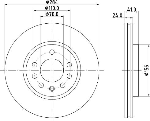 DON PCD16232 - Brake Disc autospares.lv