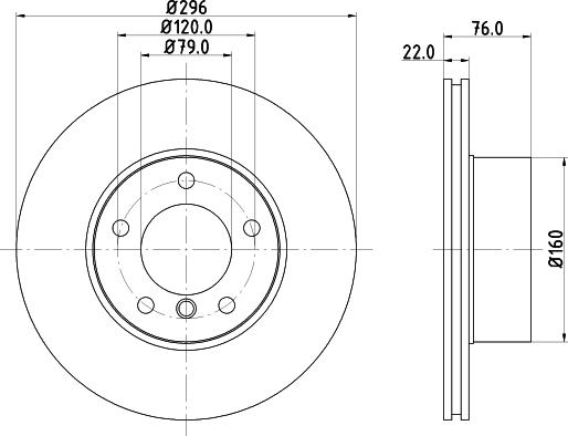 DON PCD10922 - Brake Disc autospares.lv