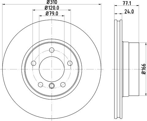 DON PCD10432 - Brake Disc autospares.lv