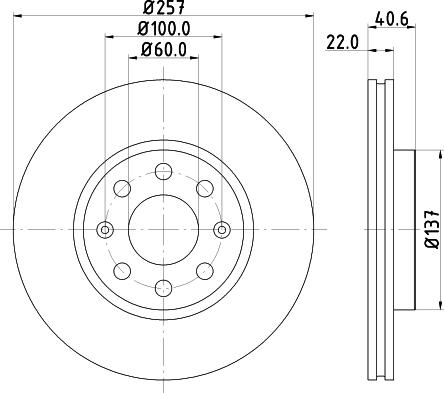 DON PCD10102 - Brake Disc autospares.lv