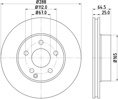 Meyle 015 521 2098/PD - Brake Disc autospares.lv