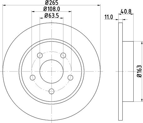 DON PCD10392 - Brake Disc autospares.lv