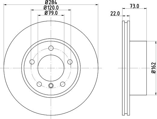 DON PCD10362 - Brake Disc autospares.lv