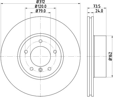 DON PCD10382 - Brake Disc autospares.lv