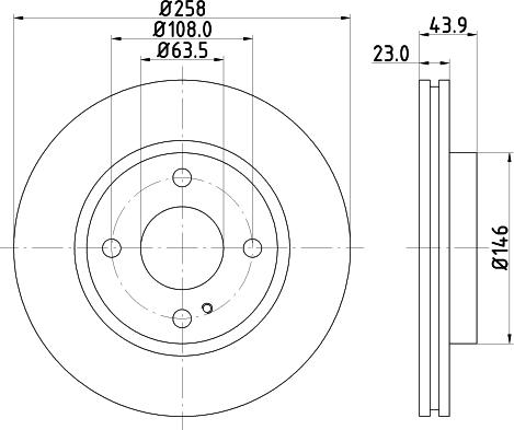 DON PCD10372 - Brake Disc autospares.lv