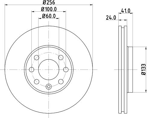 DON PCD10292 - Brake Disc autospares.lv