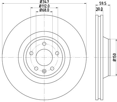 DON PCD11611 - Brake Disc autospares.lv