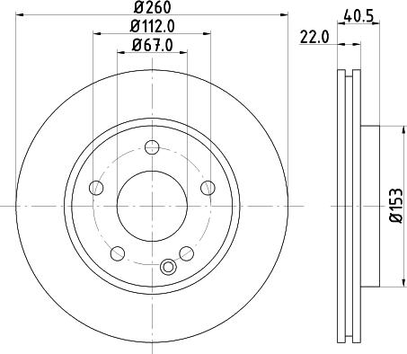 DON PCD11192 - Brake Disc autospares.lv