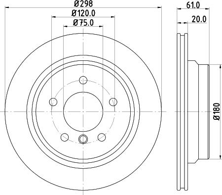 DON PCD11242 - Brake Disc autospares.lv