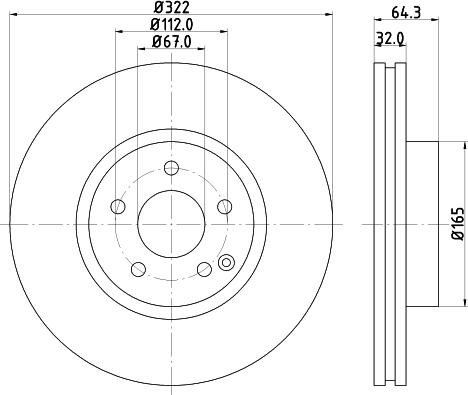 DON PCD11251 - Brake Disc autospares.lv