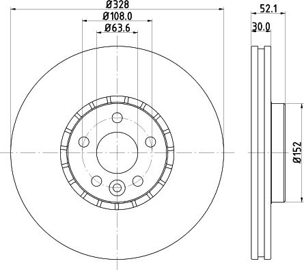 DON PCD18991 - Brake Disc autospares.lv