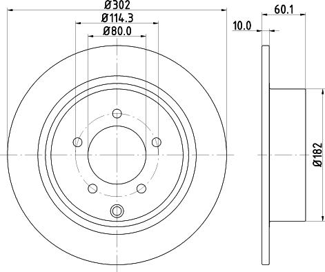 DON PCD13922 - Brake Disc autospares.lv